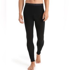 ICEBREAKER Men's Merino 175 Everyday Thermal Leggings BLACK SIZE XXL NWT